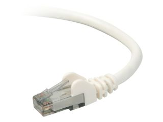 BELKIN A3L980 50 WHT S 50 ft. Cat 6 White Snagless Patch Cable