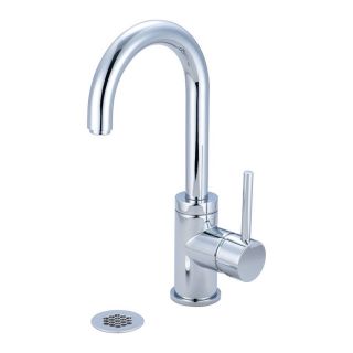 Pioneer Industries Motegi Polished Chrome 1 Handle Single Hole WaterSense Bathroom Sink Faucet (Drain Included)