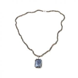 Rarities: Fine Jewelry with Carol Brodie Labradorite Sterling Silver Pendant wi   7981181