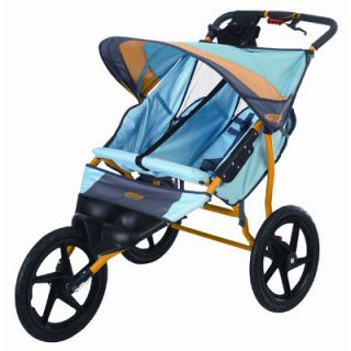 InSTEP Run Around Double Jogging Stroller in Teal