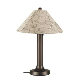 Patio Living Concepts Catalina 34 in. Outdoor Bronze Table Lamp with Bessemer Shade 28647
