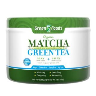 Matcha Green Tea 30 Serving Green Foods 156 gm Granule