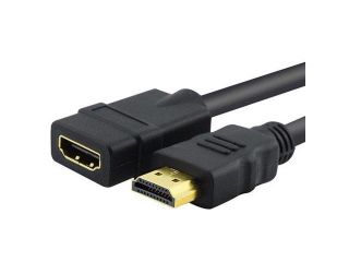 6 Feet HDMI 1.3 M/F Gold Extension Cable Link for HDTV