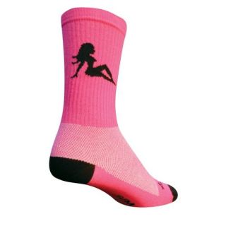 SockGuy 6" Pink Flap Crew Socks 2013