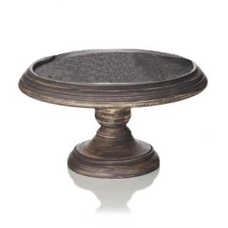 Sage & Co Turned 13x6 inch Wood Plate Stand