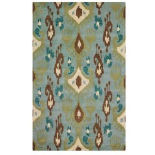 Home Decorators Collection Trinket Blue 3 ft. 6 in. x 5 ft. 6 in. Area Rug 0931410310