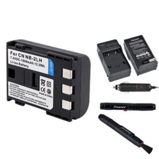 Insten NB 2LH Battery AND Charger for Canon Rebel XT 350D+Pen