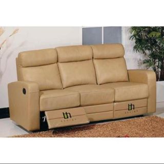 Slope Leather Sofa (Taupe)