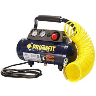 PrimeFit 1 Gallon, 125 PSI Home Workshop Air Compressor