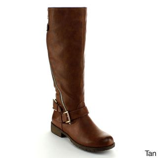 Nature Breeze Womens Angelica 01 Knee high Riding Boots  