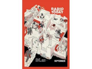 Radio and Television Today: Sell  Em Radio Music For Everybody 12x18 Giclee On Canvas