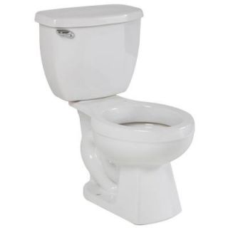 Niza Pro 2 piece 1.28 GPF Single Flush Round Toilet without Toilet Seat in White WCRS1NP4P2