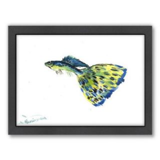 Americanflat Guppy Framed Painting Print