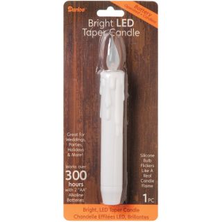 Led Taper Candle 7in 1/PkgWhite   Shopping   Big Discounts