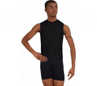 Mens Capezio Dance Fitted Muscle Sleeveless Tee   Black