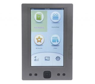 Slick 7 Diag. Color eReader 2GB Memory with Hard cover Case and Headphones —
