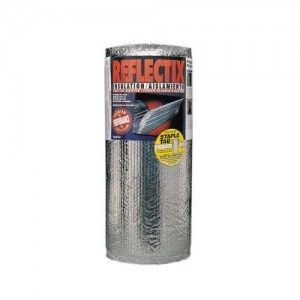 Reflectix HVST1805002 R4.2/R6/R8 HVAC Indoor Double Reflective Duct Insulation   Staple Tab, 18" x 50 Ft (2 Pack)