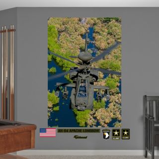 United States Army AH 64 Apache Peel and Stick Wall Mural by Fathead