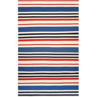 Grand Cayman Callabash Ivory/Navy Indoor/Outdoor Area Rug by Couristan