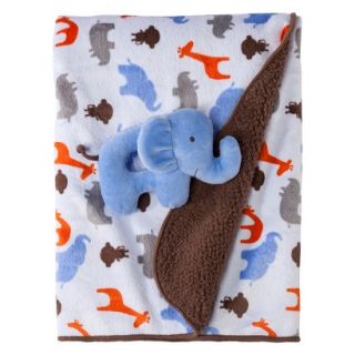 Just One You Made by Carters® 2 Ply Blanket with Elephant Rattle