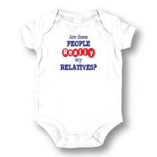 Attitude Aprons by L.A. Imprints Really My Relatives Baby Romper