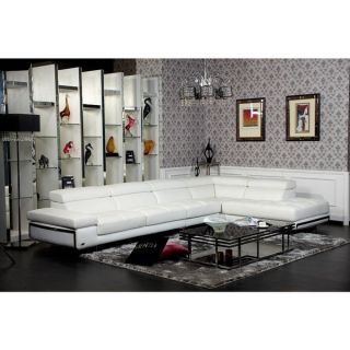 Divani Casa Myst Modern Eco leather Sectional Sofa  