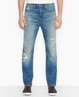 Levis 522 Slim Fit Tapered Ripped Toto Wash Jeans   Jeans   Men