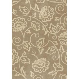 Abegail Soft Brown 7 ft. 10 in. x 10 ft. 10 in. Indoor Area Rug 302400