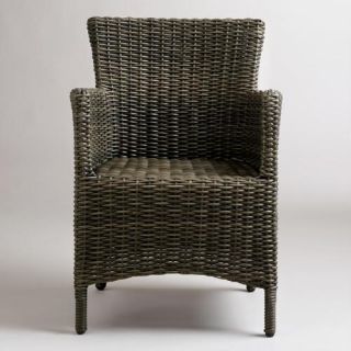 Gray All Weather Wicker Solano Armchair