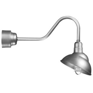 Illumine 1 Light Outdoor Galvanized Wall Lantern with Wire Guard CLI 249