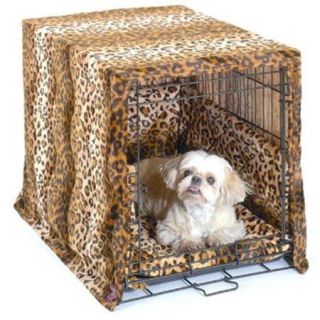 Pet Dreams 27813 Large Leopard Crate Cover