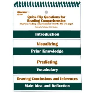 EDUPRESS EP 725 QUICK FLIP QUESTIONS FOR READING CO MPREHENSION