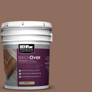 BEHR Premium DeckOver 5 gal. #SC 148 Adobe Brown Wood and Concrete Coating 500005