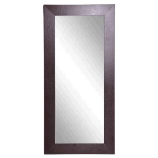 American Made Rayne Real Leather Floor Mirror   Shopping