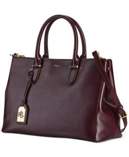 Lauren Ralph Lauren Newbury Double Zip Satchel   Handbags