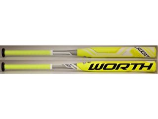 2016 Worth SBLHBA 34/27 Legit HD52 ASA Balanced Slowpitch Softball Bat New!