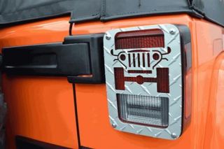 Jeep Tweaks   Tail Light Guards   Fits 2007 to 2016 JK Wrangler, Rubicon and Unlimited