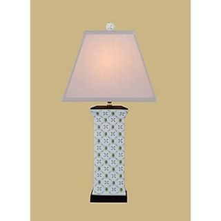 East Enterprises Inc 28 H Table Lamp with Empire Shade; Green