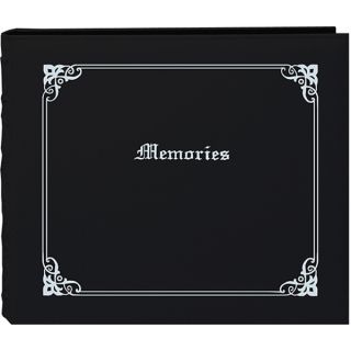 Memories 12x12 Black Memory Book Binder with 40 Bonus Pages