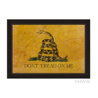 Dont Tread on Me Framed Textual Art by Click Wall Art
