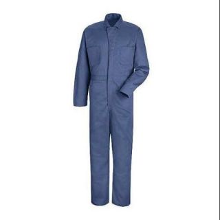 VF WORKWEAR CC14PBRG44 Coverall, Chest 44In., Blue