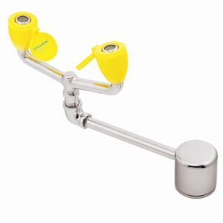 Eyesaver Deck Mounted Eyewash Faucet with Aerated Sprays and Swing