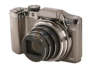 OLYMPUS SZ 30MR Silver 16 MP 24X Optical Zoom 25mm Wide Angle Digital Camera HDTV Output