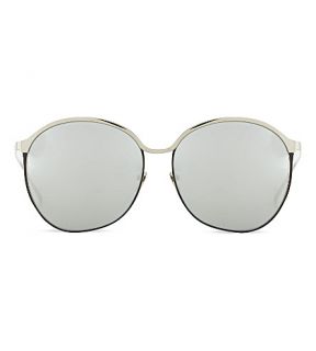 LINDA FARROW   LFL3774 curved oversized sunglasses