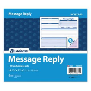 Carbonless Message Reply Unit by Adams Business Forms