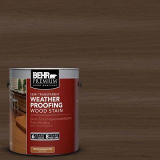 BEHR Premium 1 gal. #ST 111 Wood Chip Semi Transparent Weatherproofing Wood Stain 507701
