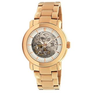 Kenneth Cole Ladies silver dial and gold colour stainless steel bracelet