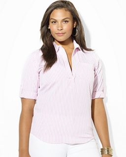 Lauren Ralph Lauren Plus Pocket Shirt