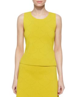 A.L.C. Russell Pointelle Sleeveless Top