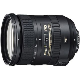 Nikon Nikkor 18 200mm Zoom Lens features VR II Image Stabilization f/3.5 5.6G, ED, AF S (#2192)